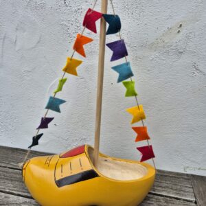 stoombootklomp geschilderd